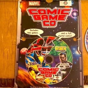 Collection items! 2004 Marvel comic game CD